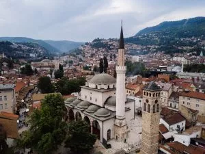 Panorama urbano de Sarajevo
